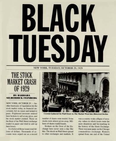 reasons of stock market crash of 1929